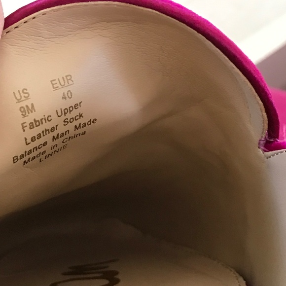 SAM EDELMAN Linnie Velvet Mule Slip On Flat Pink Women’s Size 9 - Picture 13 of 16